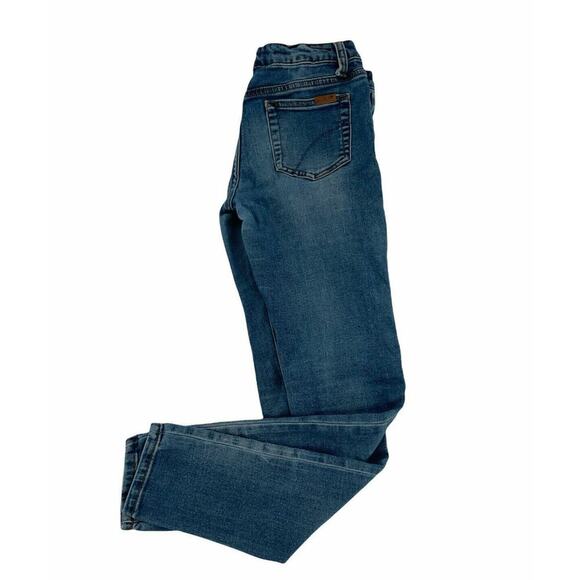 Joe's Jeans Teen Youth Size 14 Blue Stretch Distressed Medium Wash Denim Skinny - Picture 3 of 13